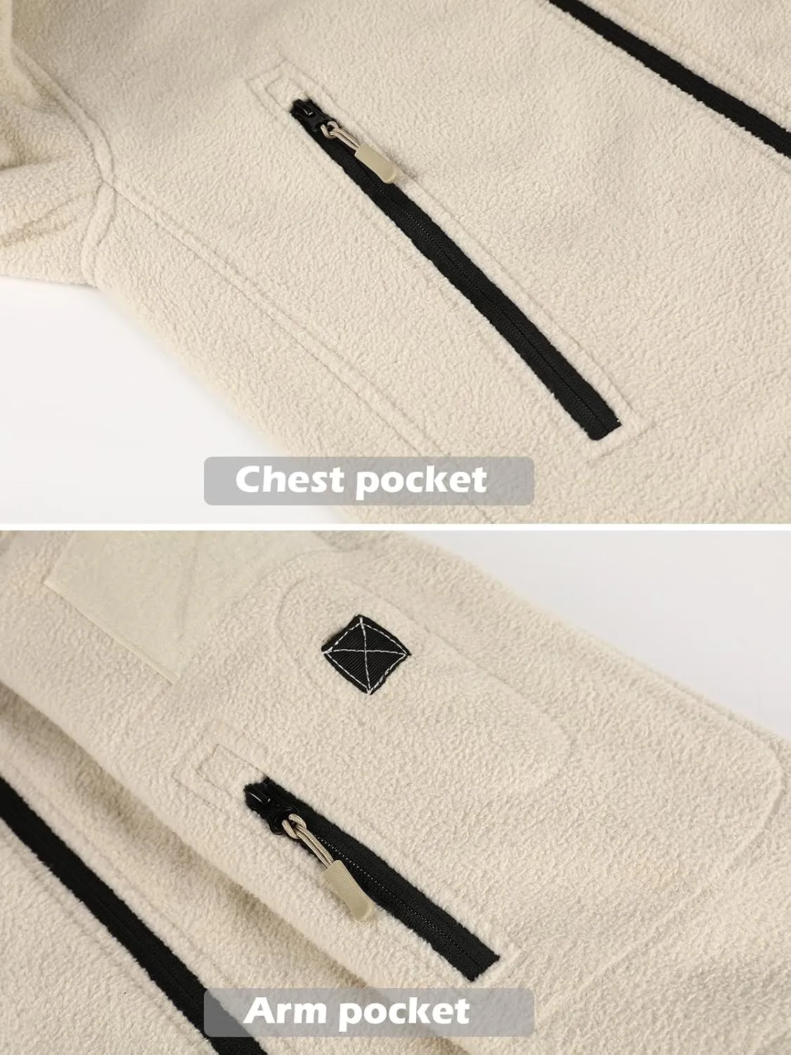 ReFire Gear Men's Warm Military Tactical Sport Fleece Hoodie Jacket