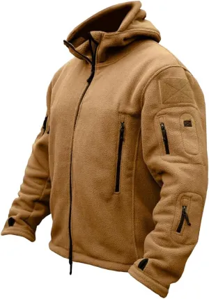 ReFire Gear Men's Warm Military Tactical Sport Fleece Hoodie Jacket