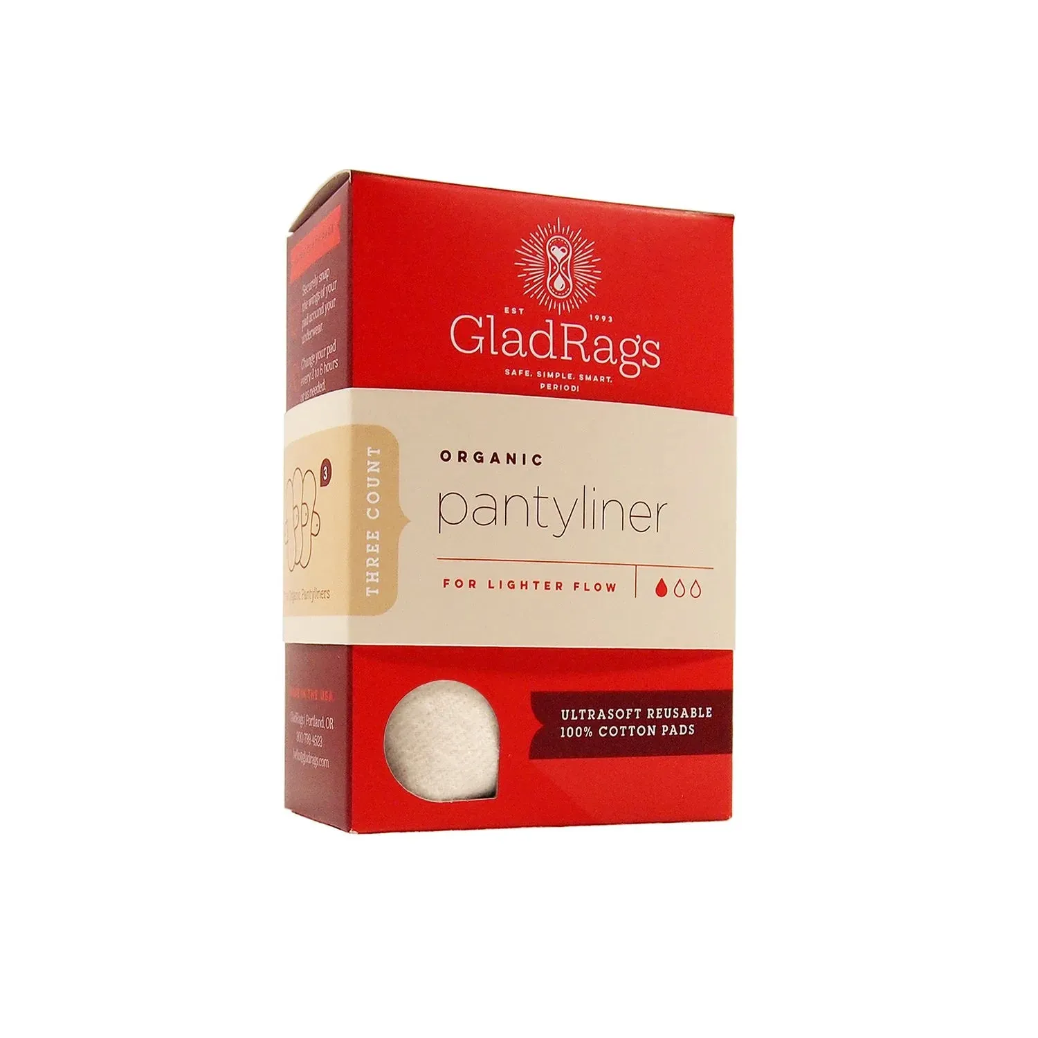 Reusable Organic Cotton Pantyliner