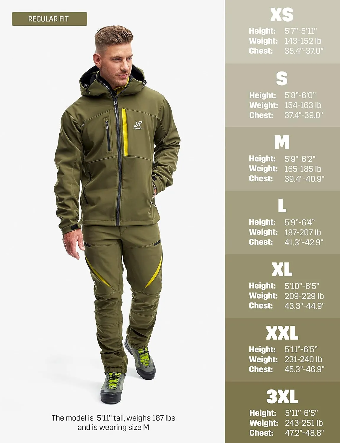 RevolutionRace Men's Hiball Jacket, Ventilated and Water Repellent Jacket for All Outdoor Activities