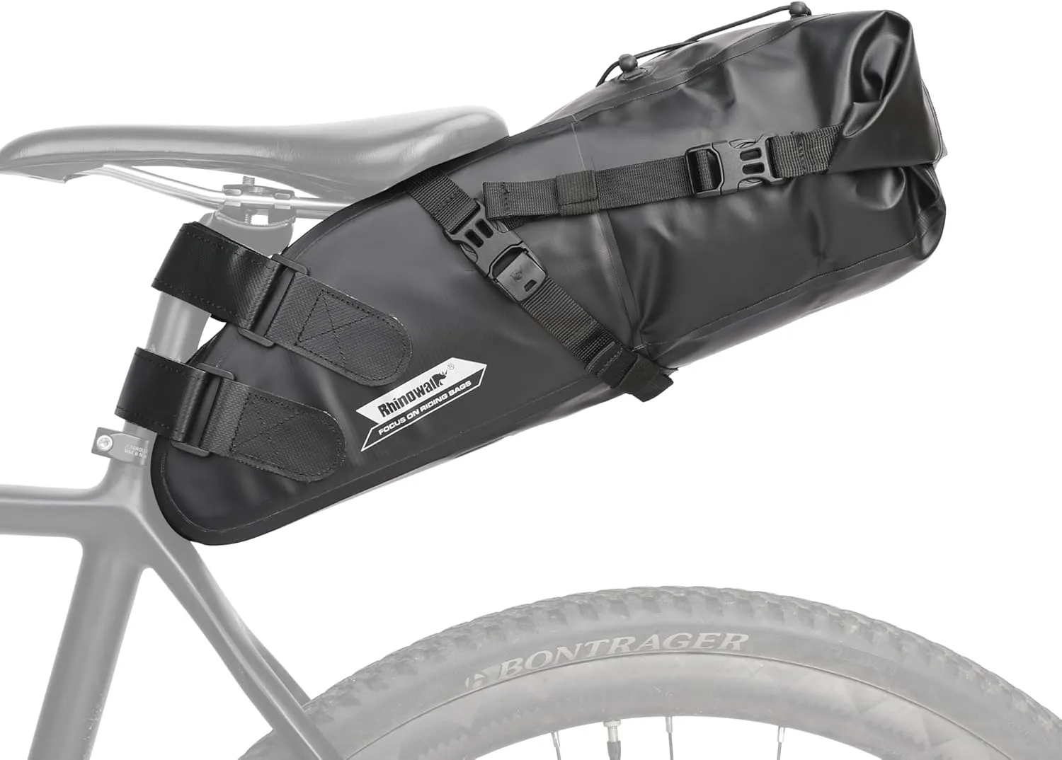 Rhinowalk Bike Saddle Bag Waterproof Bicycle Bag Cycling Seat Bag Mountain Road Portable Storage Bag, 10L
