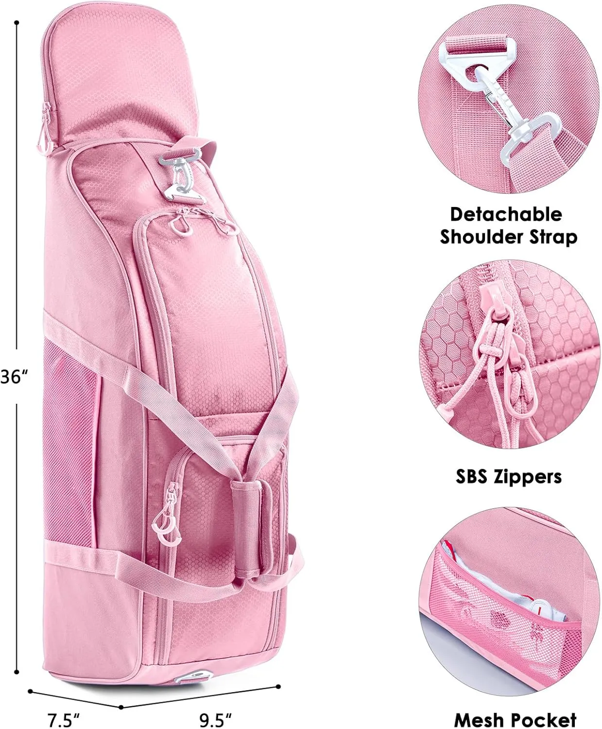 Rolling Baseball Bag With Wheels, Seperate Shoe Compartment and Fence Hook - Large Softball Bag for T-Ball - Team Equipment Duffle Bag - Catcher Gear Bag for Boys 8-12, Youth, Adults