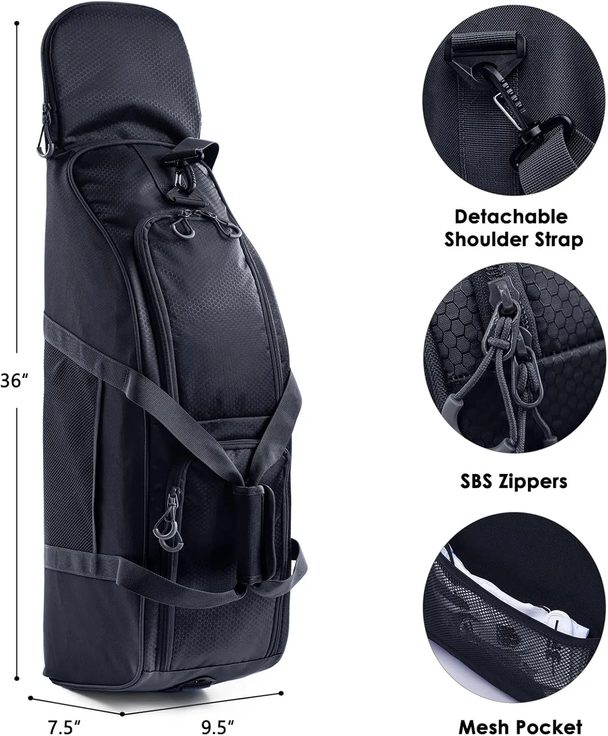 Rolling Baseball Bag With Wheels, Seperate Shoe Compartment and Fence Hook - Large Softball Bag for T-Ball - Team Equipment Duffle Bag - Catcher Gear Bag for Boys 8-12, Youth, Adults