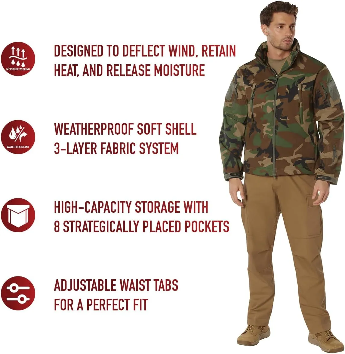 Rothco Special Ops Soft Shell Jacket - Unbeatable Weather Defense and Tactical Versatility