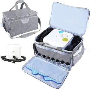 Rsobl Carry Bag Compatible with Dupray,Portable Steam Clean for Floors,Adjustable Compartments Storage Bag for Dupray Neat Steam Cleaner,Handheld Steam Organizer Bag for Accessories, Bag Only (gray)