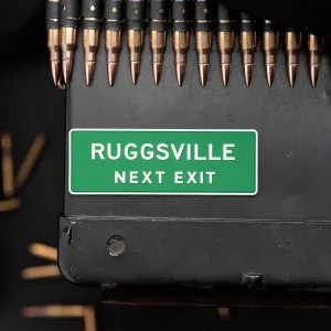 Ruggsville Next Exit Captain Spaulding House of 1000 Corpses The Devils Rejects PVC Rubber Morale Patch, Hook Backed Morale Patch by NEO Tactical Gear