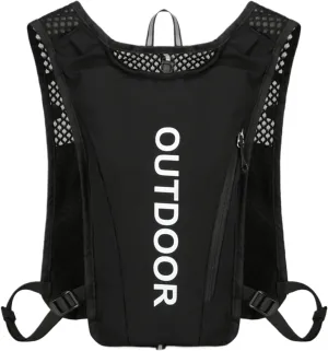 Running Vest, Water Backpack | 5L Running Water Backpacks,Adjustable Chest Straps Cycling Bag, Runners Equipment for Outdoor Hiking, Cycling Competition
