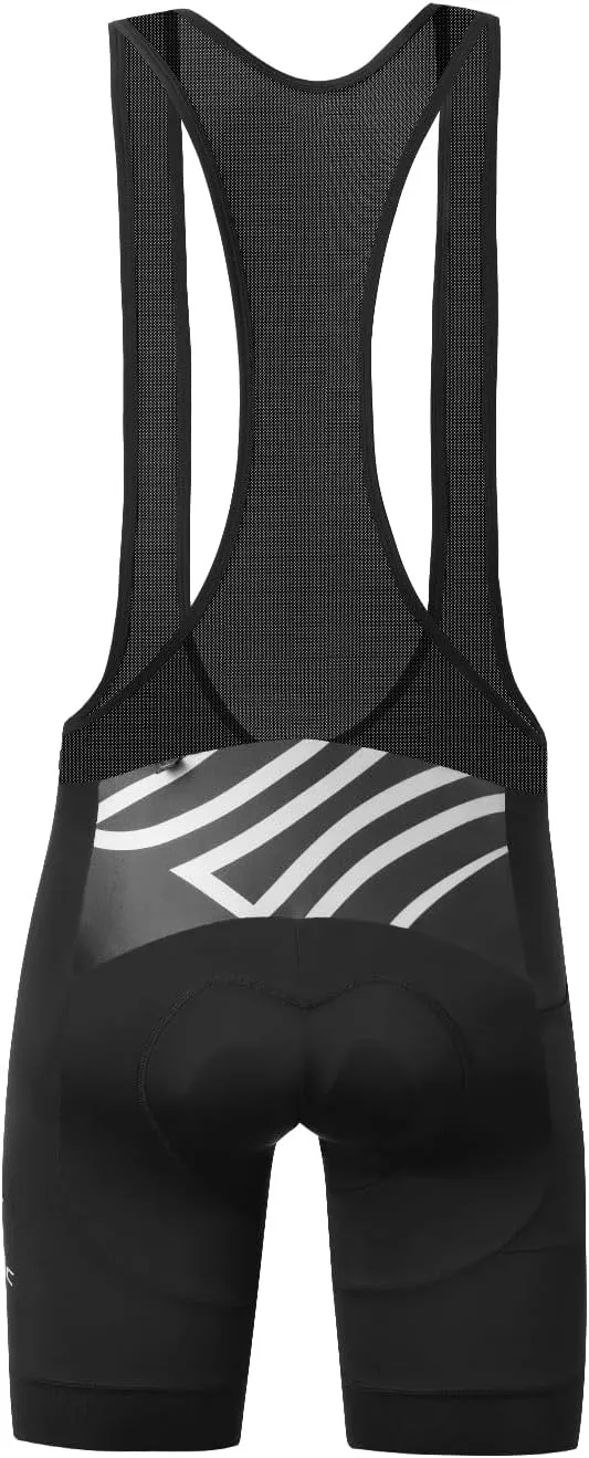 Santic Cycling Bib Shorts Men Padded Cycling Bib Tights Men Bike Bibs with Pocket