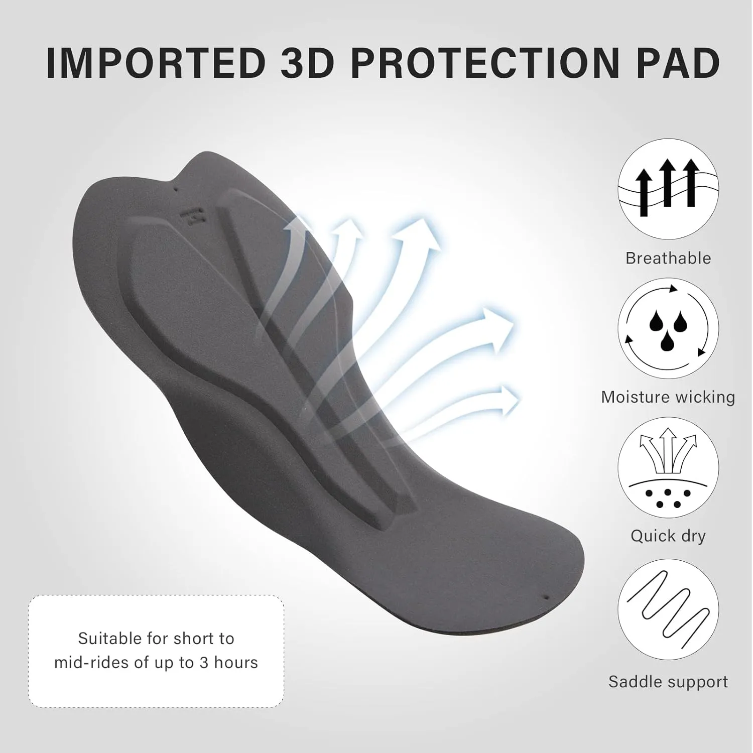 Santic Cycling Bib Shorts Men Padded Cycling Bib Tights Men Bike Bibs with Pocket
