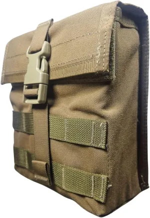 Saw/Utility Pouch - Coyote - MOLLE/PALS Compatible - Authentic USMC Heavy Duty Tactical Gear by Specter #427COY