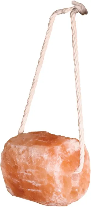 Schneiders Himalayan Horse Rock Salt Lick | Natural Mineral Source | Assures Balanced Mineral Intake | Boredom Reliever | Various Weights on Rope