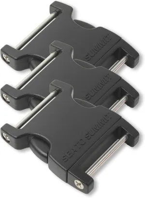 Sea to Summit Field Repair Buckle - Side Release, 2 Pin, 3-pack
