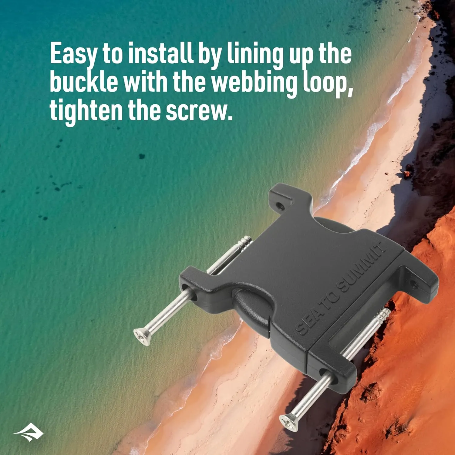 Sea to Summit Field Repair Buckle - Side Release, 2 Pin, 3-pack