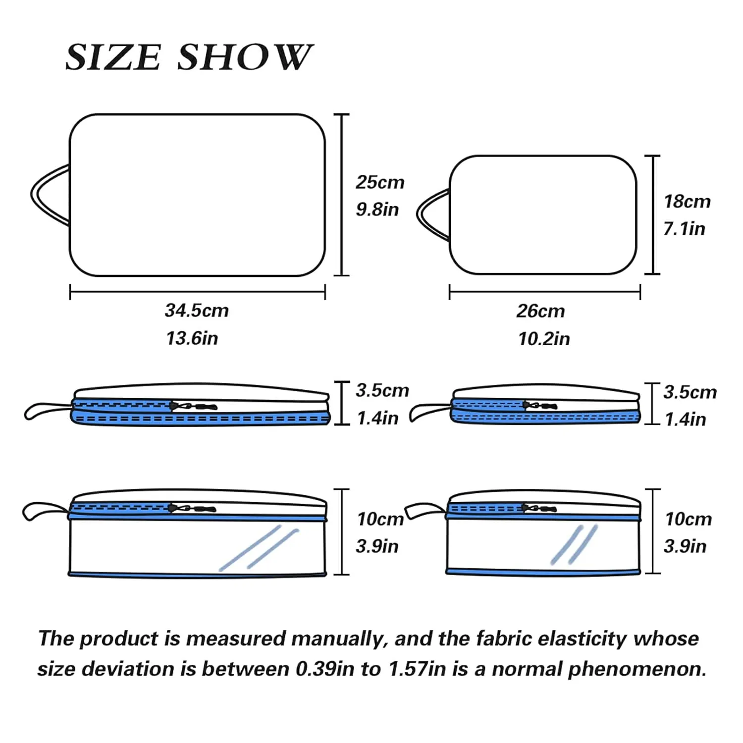 Seamless Funny Ostriches Friends in a Bow Ties Texture 3 Set Packing Cubes, Waterproof Check Oxford cloth Organizers, Travel Packing Toiletry Storage Bag
