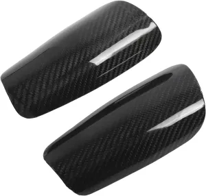 Shin Pad, Carbon Fiber Cushion Ergonomic Soccer Equipment Modern Design 1 Pair with Storage Bag for Training for Kids