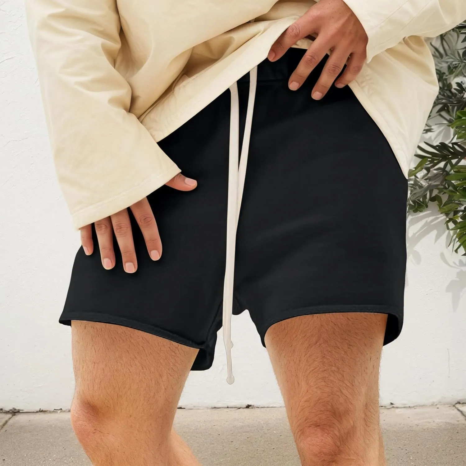 Shorts for Men Trendy Construction Trousers Swim Adult Comfortable Patterned Shorts Linen for Men Office Occasion