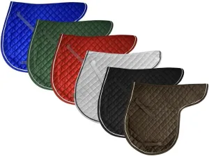 Showman Quilted English Saddle Pad