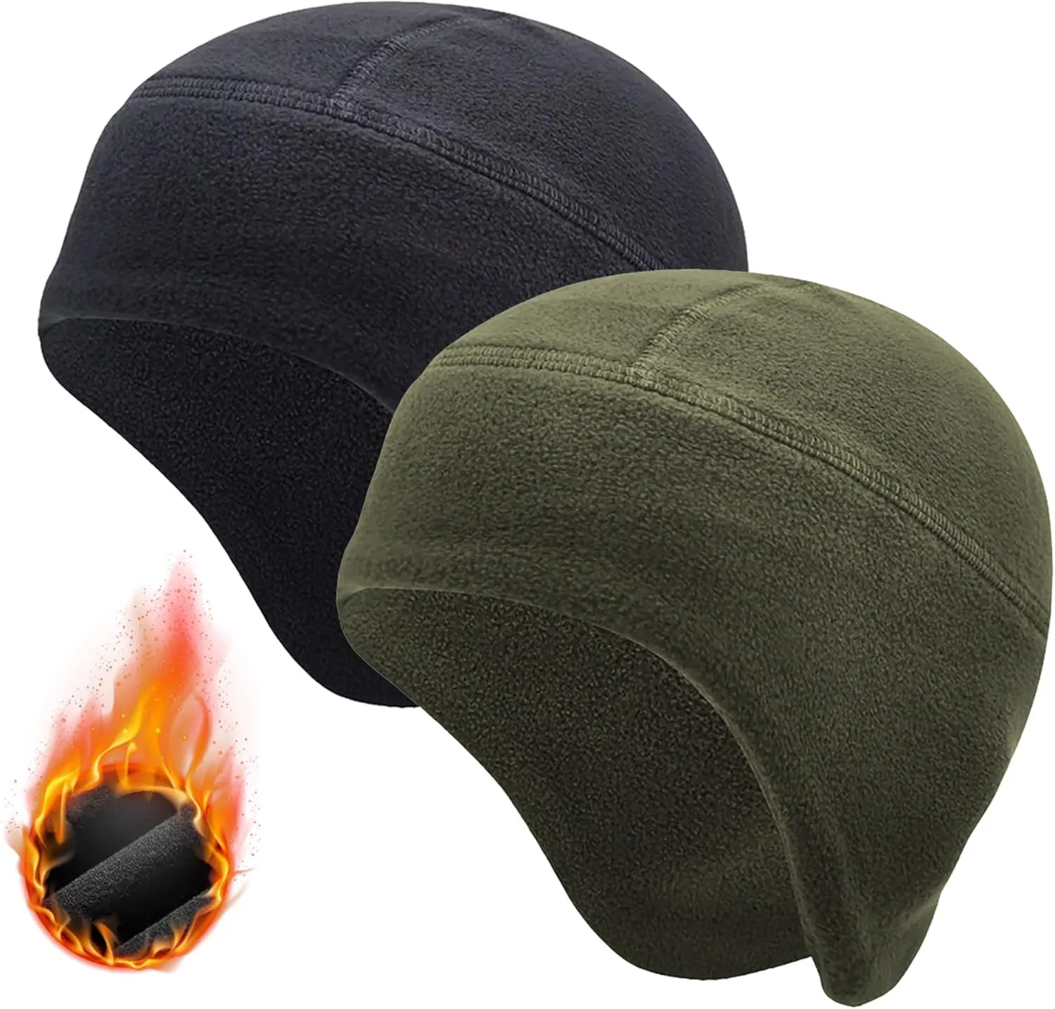Skull Cap Helmet Liner for Men Women Thermal Lightweight Beanies Moisture Wicking
