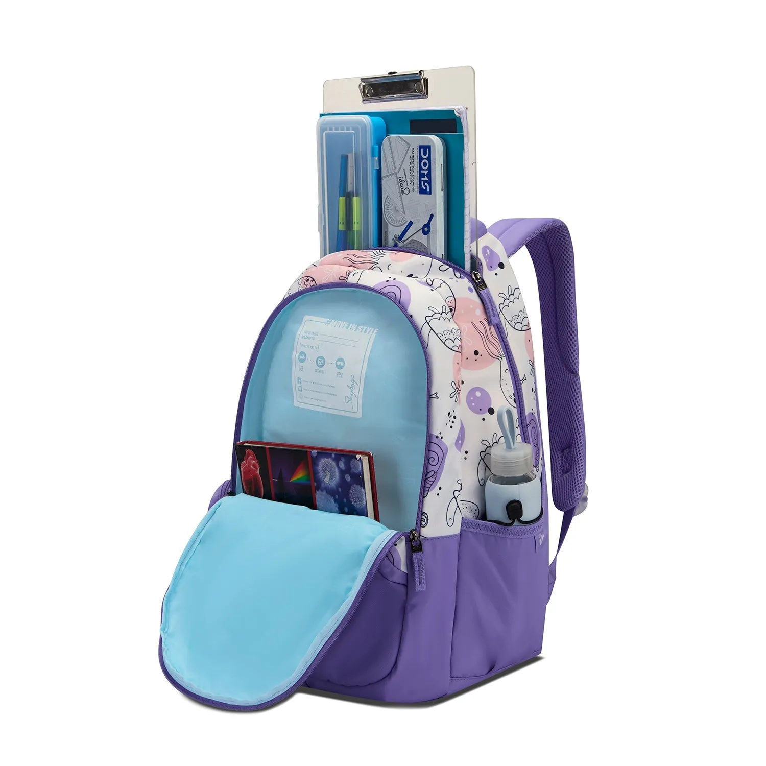 Skybags CHARM 03 SCHOOL BACKPACK PURPLE
