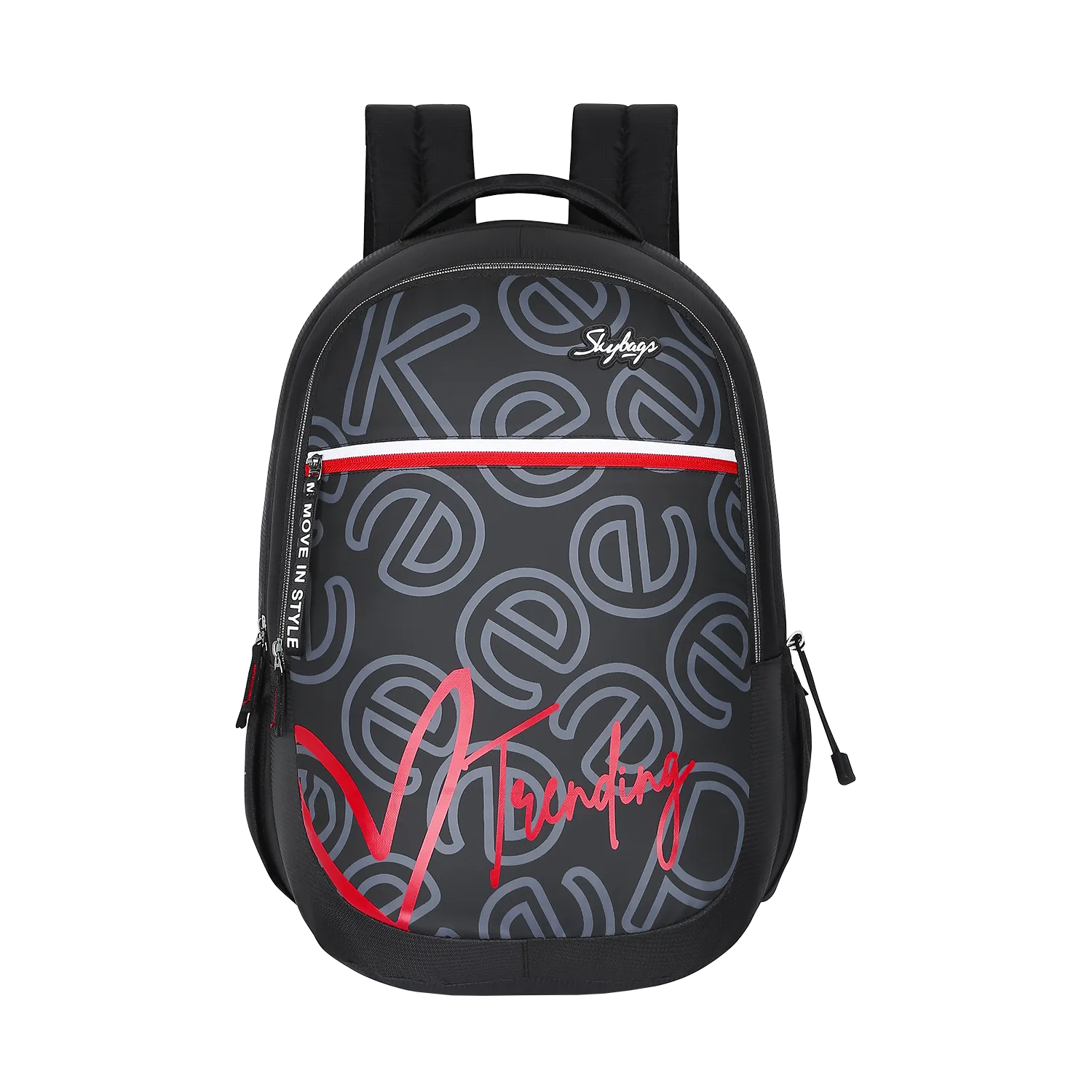 Skybags KLAN 02 SCHOOL BACKPACK BLACK