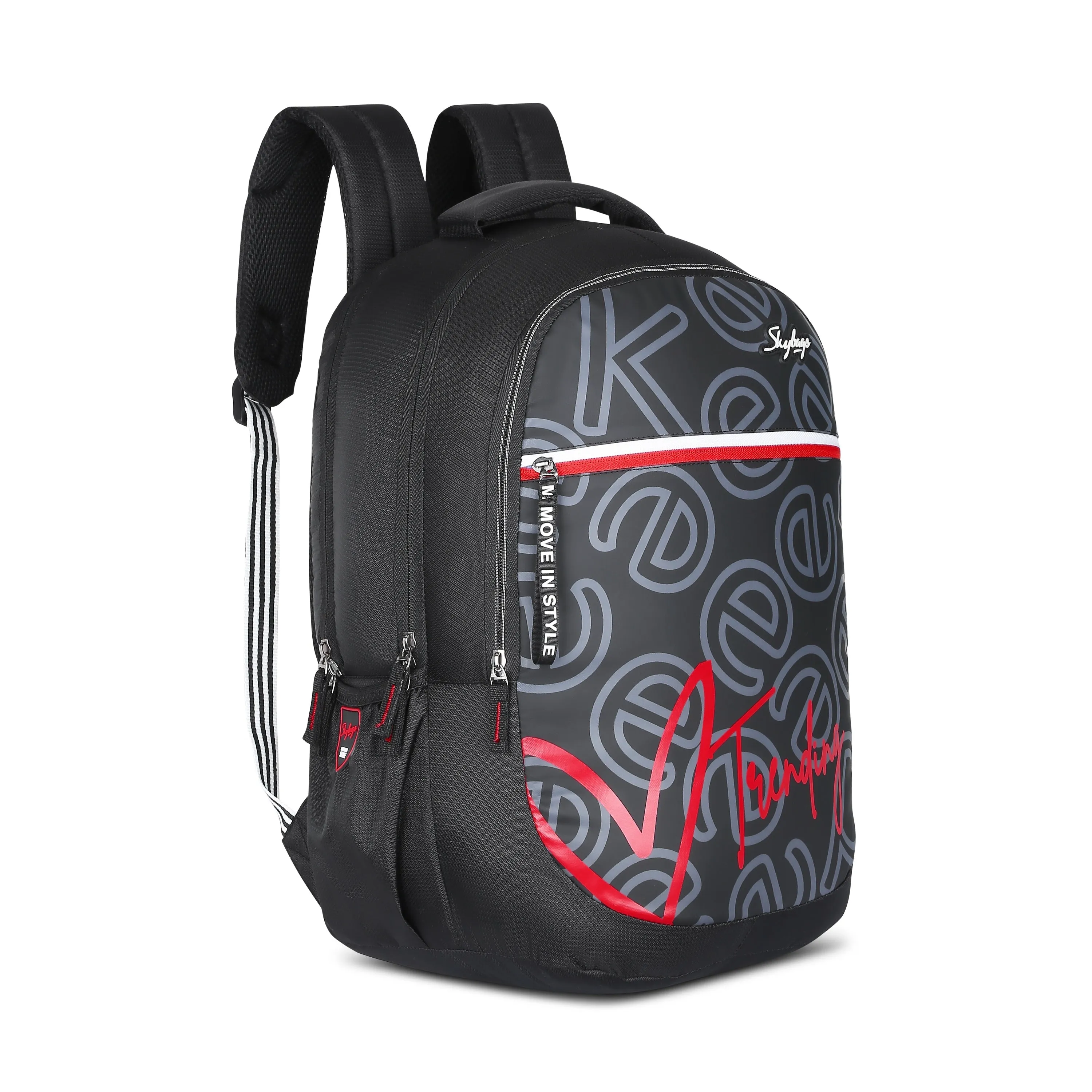 Skybags KLAN 02 SCHOOL BACKPACK BLACK