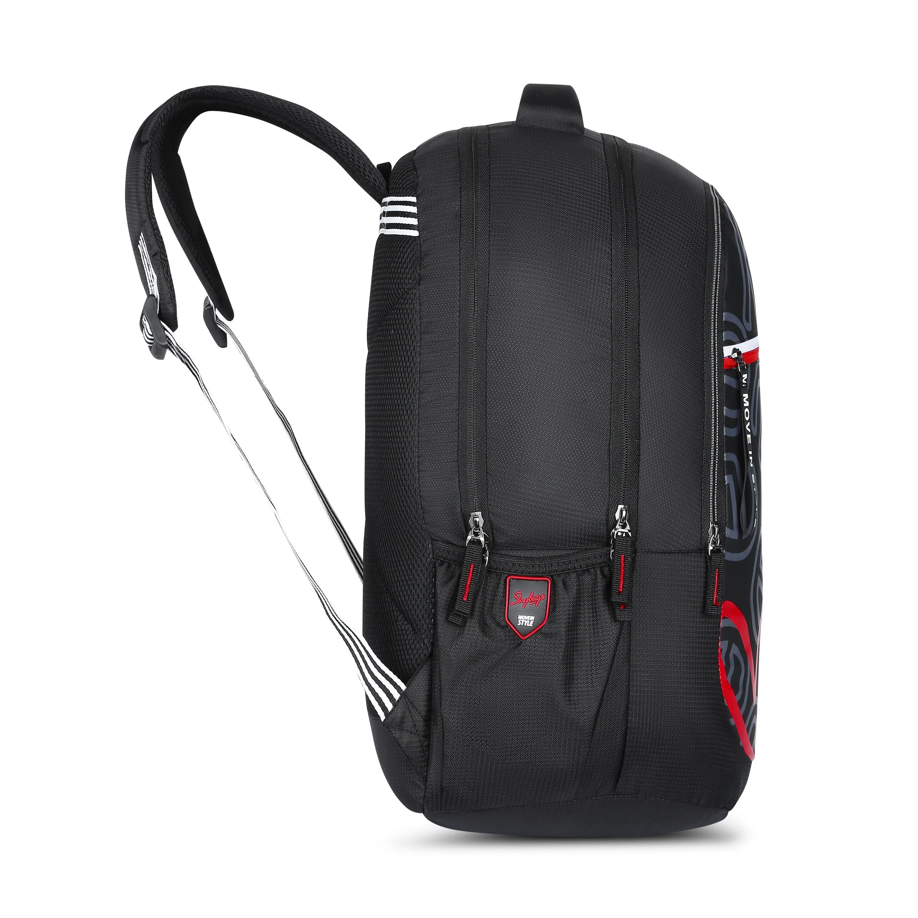 Skybags KLAN 02 SCHOOL BACKPACK BLACK