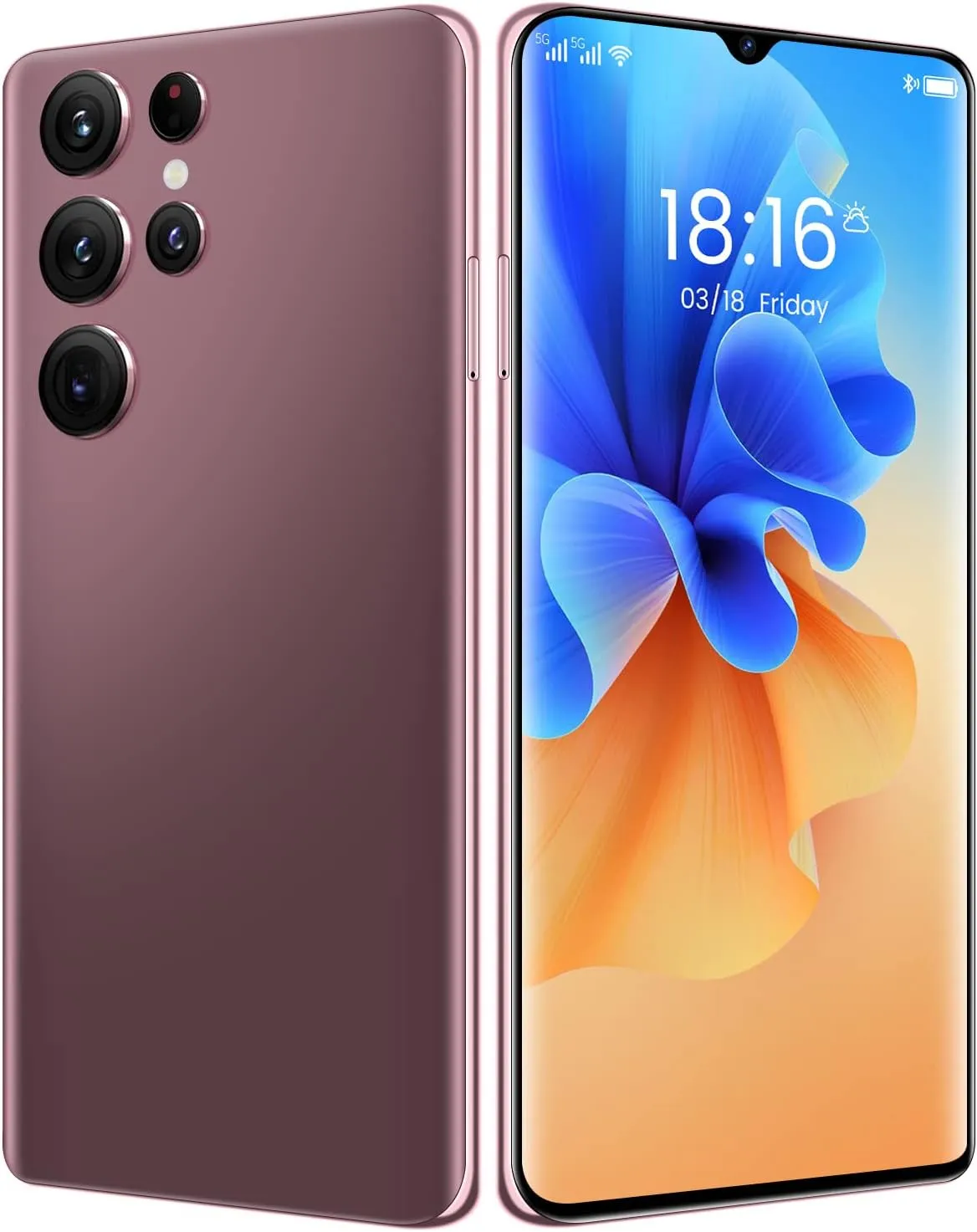 Smartphone Unlocked Cell Phones S22 Ultra 6.7in HD Screen 2GB/16GB Android 10 Straight Talk Phone 6800mAh 128GB Extension Boost Mobile Phones (Rose Gold)…