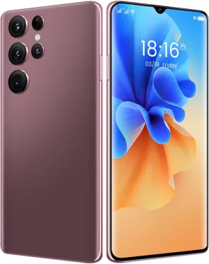 Smartphone Unlocked Cell Phones S22 Ultra 6.7in HD Screen 2GB/16GB Android 10 Straight Talk Phone 6800mAh 128GB Extension Boost Mobile Phones (Rose Gold)…