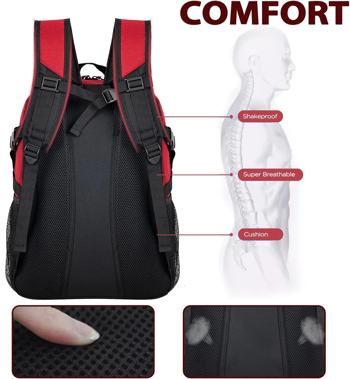Soccer Backpack,Basketball Backpack for Basketball Accessories Training Equipment Fits Volleyball,Soccer,Sports Gifts