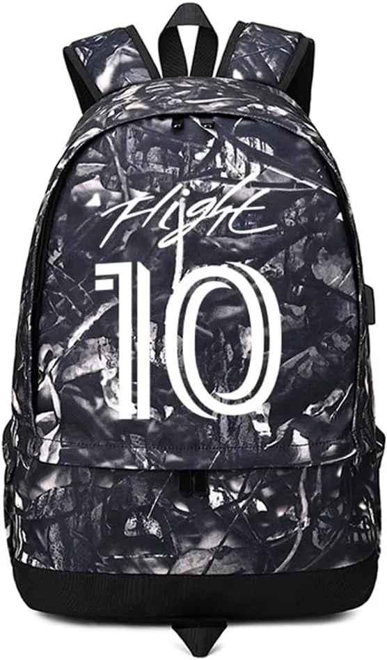 Soccer Player 10 Luminous Ball Storage Backpack Sports Equipment Depositary Multifunctional Bag For Men Women