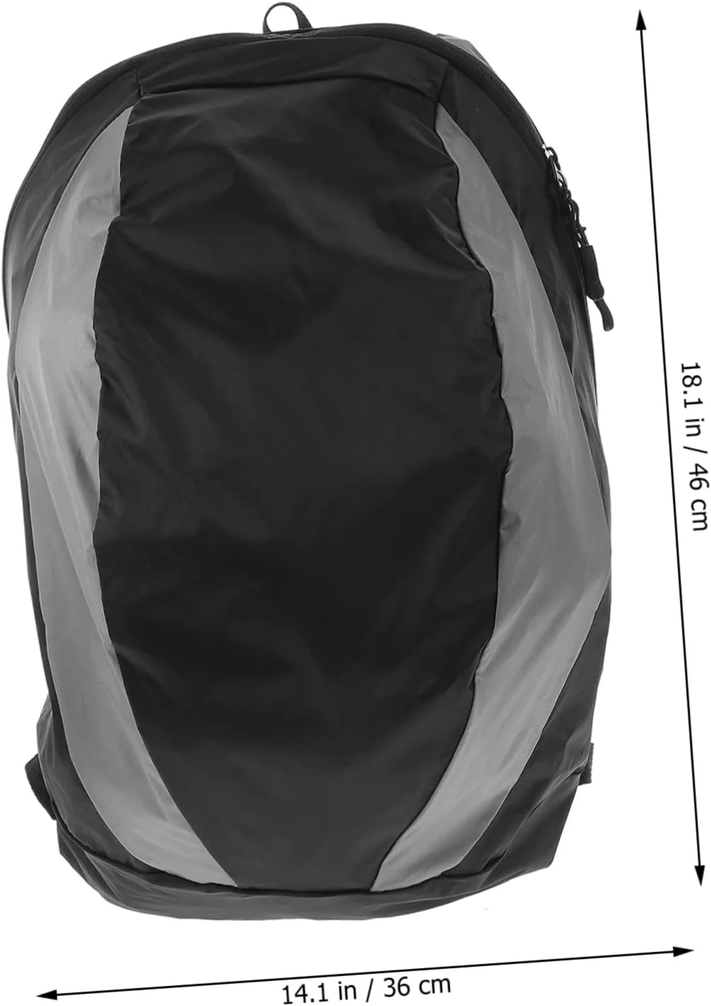 Sosoport 2pcs Cycling Helmet Bag Travel Handbag Reflective Backpack Shoulder Bag Sports Backpack Sports Bag Travel Bag Baseball Backpack Sport Bag Soccer Bag Gym Duffle Bag Nylon Black