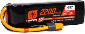 Spektrum 11.1V 2200mAh 3S 50C Smart LiPo G2: IC3, SPMX223S50