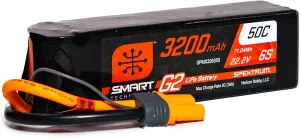 Spektrum 22.2V 3200mAh 6S 50C Smart LiPo G2: IC3, SPMX326S50