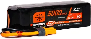 Spektrum 22.2V 5000mAh 6S 30C Smart LiPo G2: IC5, SPMX56S30
