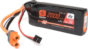 Spektrum Accessories Smart G2 Receiver LiPo 2000mAh 2S 15C IC3, SPMX-1054