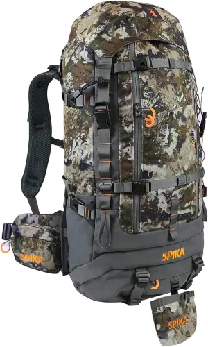 SPIKA Hunting Backpacks for Men,Internal Frame Hunting Pack with Rifle Holder,40L/80L   Extendable Capacity for Bow Rifle Gun