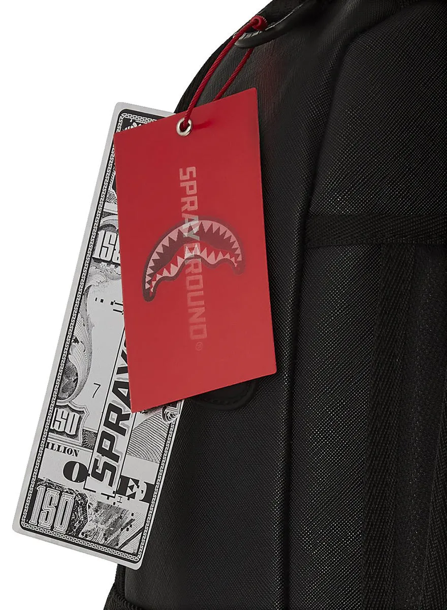 Sprayground Rubber Teeth Shark Backpack In Black Red