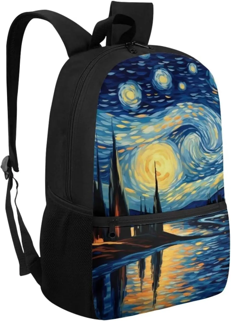 Starry Oil Print Kids Backpacks for Preschool Boys Girls Bookbags for 6Th Th Grade Child School Bag for 5 to 14 Years Children Book Bags for Teen Daypack,Easy to Carry