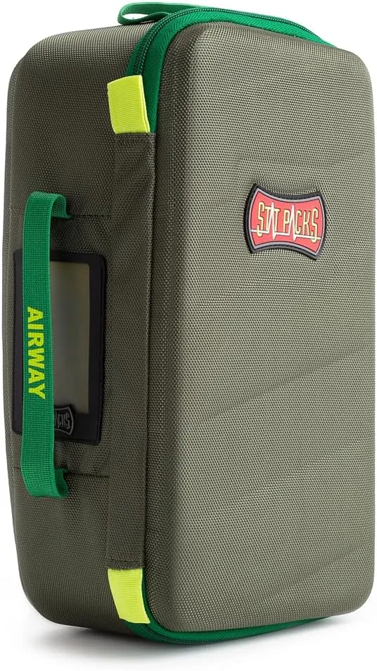 StatPacks New G3  Airway Cell Green EMS Trauma Advanced Quad Fold Bag