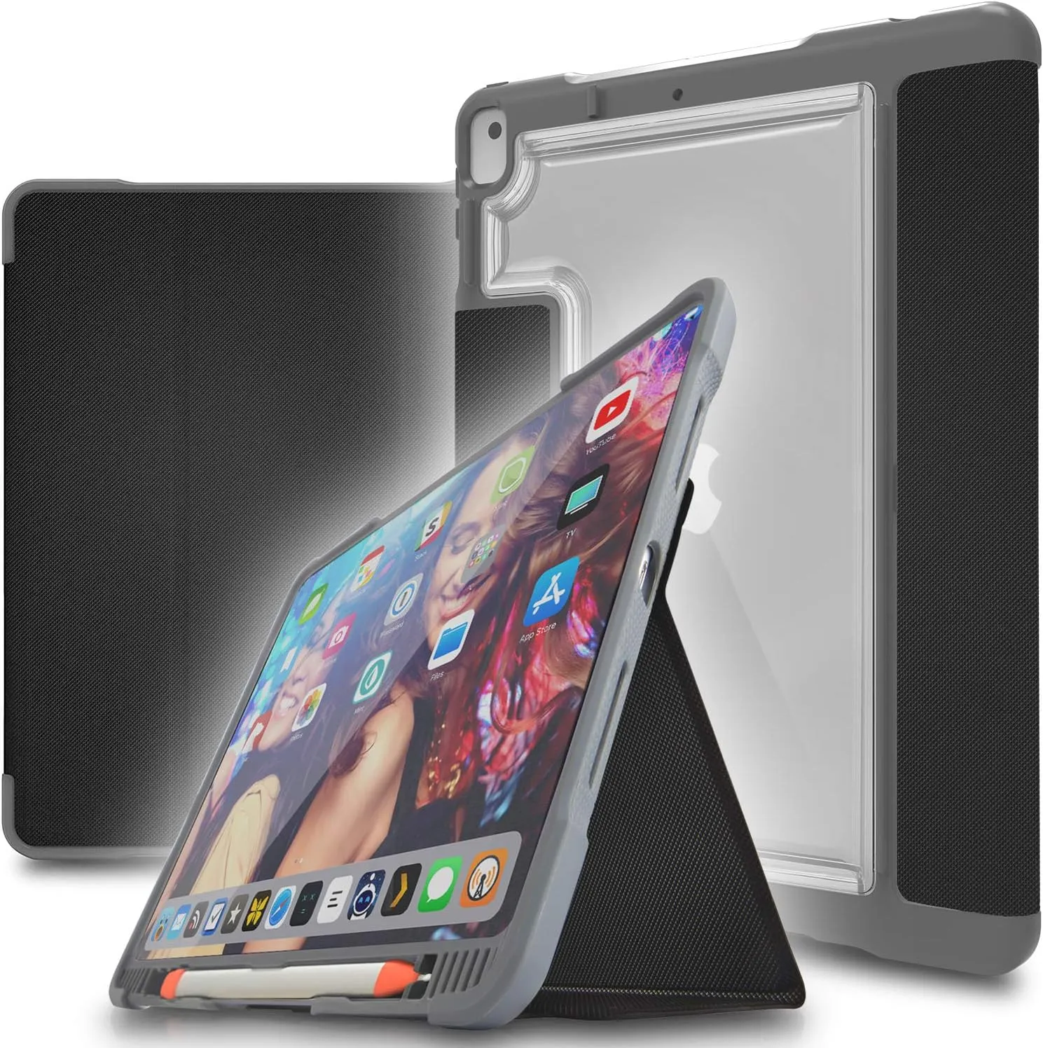 STM Dux Plus Duo Case for iPad Air (3rd Gen) & iPad Pro 10.5" - Black