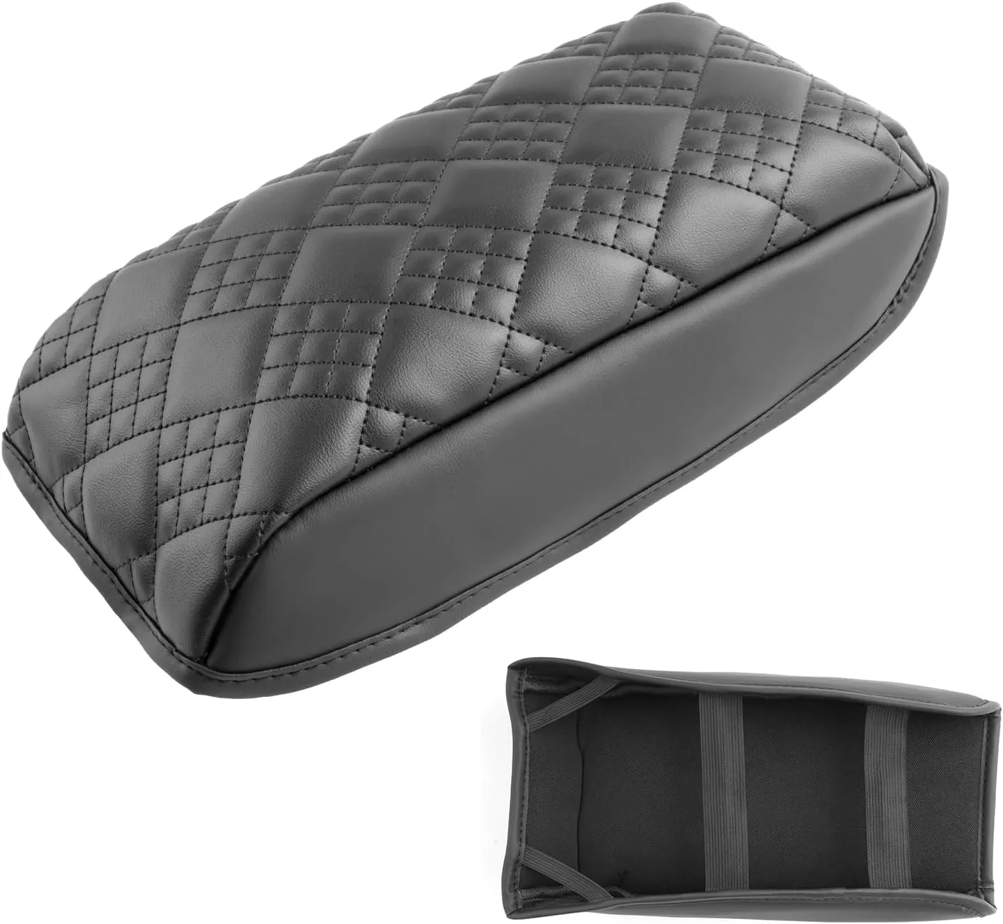 SXCY for 2025 Nissan Kicks Armrest Cover Pad for 2025  Nissan Kicks Center Console Cover 2025 Kicks Middle Console Cover 2025 Kicks Center Console Armrest Cover Cushion (1.18 Inches-Added Pad)