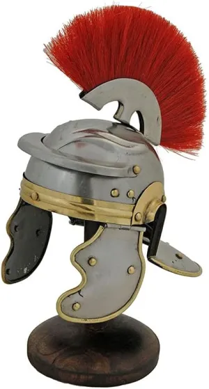 Szco Supplies None Roman Helmet, Silver, 7 inches