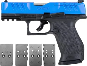 T4E Walther PDP Compact .43 Caliber Training Pistol Paintball Gun Marker, Blue