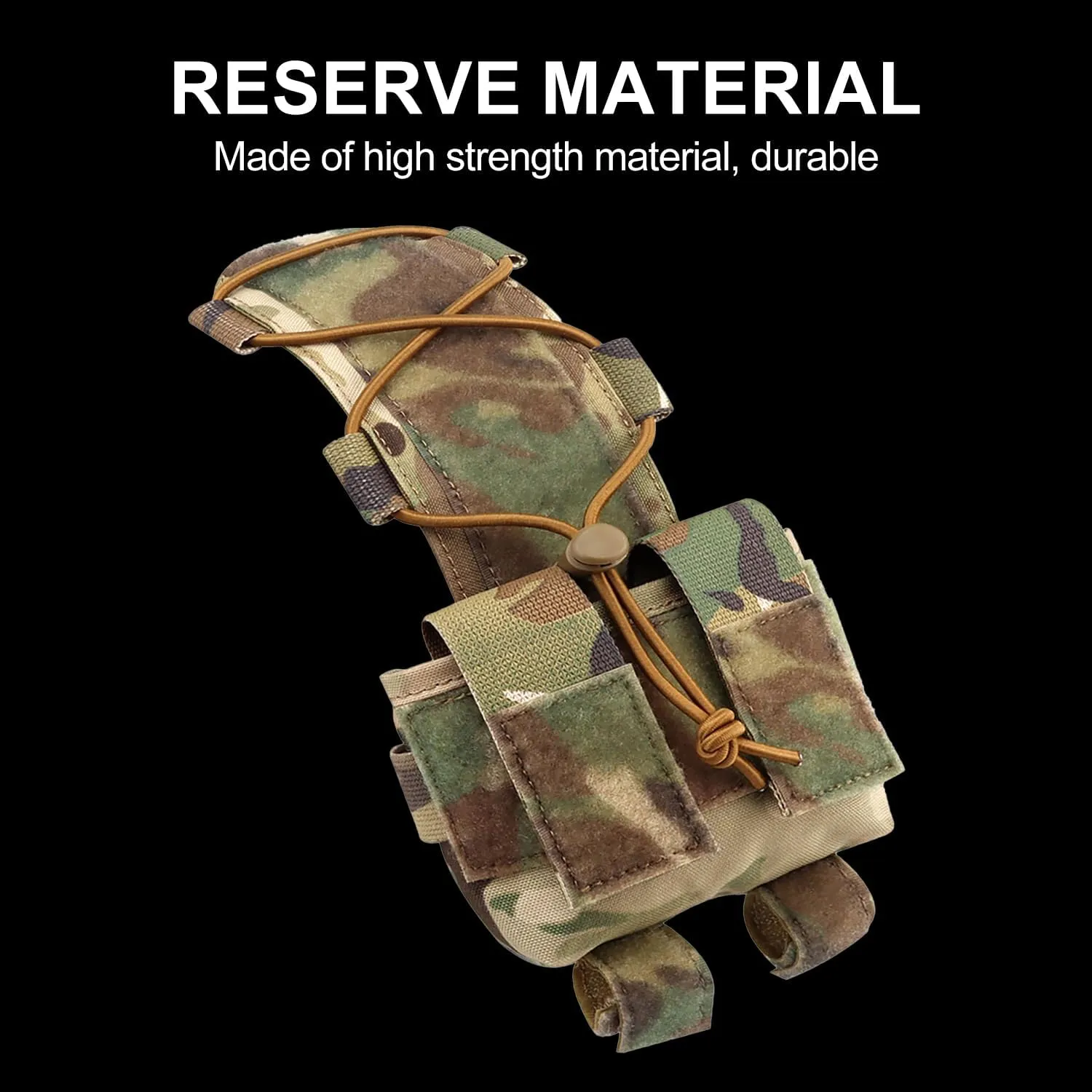 Tactical Airsoft Helmet Battery Pouch Counterweight Pouch Balance Counterbalance for MK2 Helmet NVG Night Vision Device Storage Accessories Bag