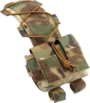 Tactical Airsoft Helmet Battery Pouch Counterweight Pouch Balance Counterbalance for MK2 Helmet NVG Night Vision Device Storage Accessories Bag