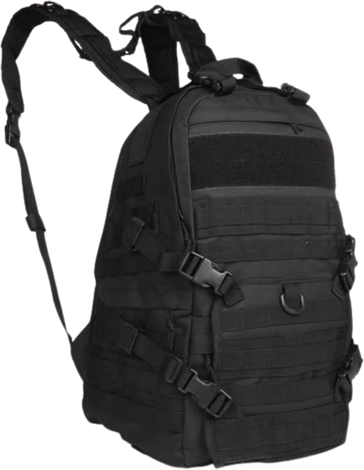 Tactical Backpack - Military Survival Patrol Bag - 40L Bug Out Bag - Molle webbing - for Camping, Hunting, Hiking, Trekking & other Outdoor Adventures - Black