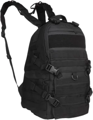 Tactical Backpack - Military Survival Patrol Bag - 40L Bug Out Bag - Molle webbing - for Camping, Hunting, Hiking, Trekking & other Outdoor Adventures - Black