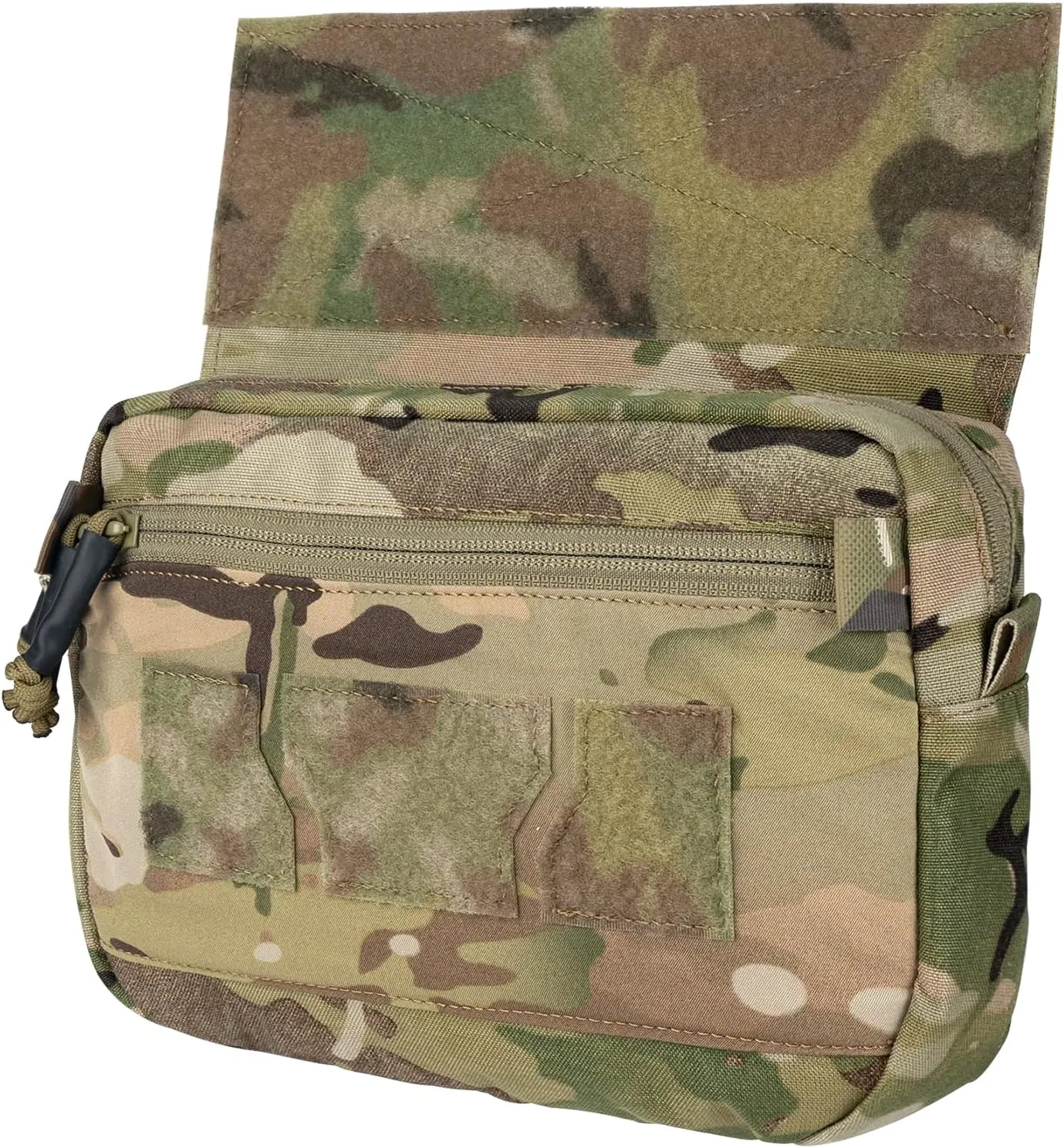Tactical Drop Pouch Dangler Pouch Molle Utility Tool Organizer Pouch Admin Dump Pouch with Hook and Loop Panel for JPC AVS CPC for Outdoor Sports