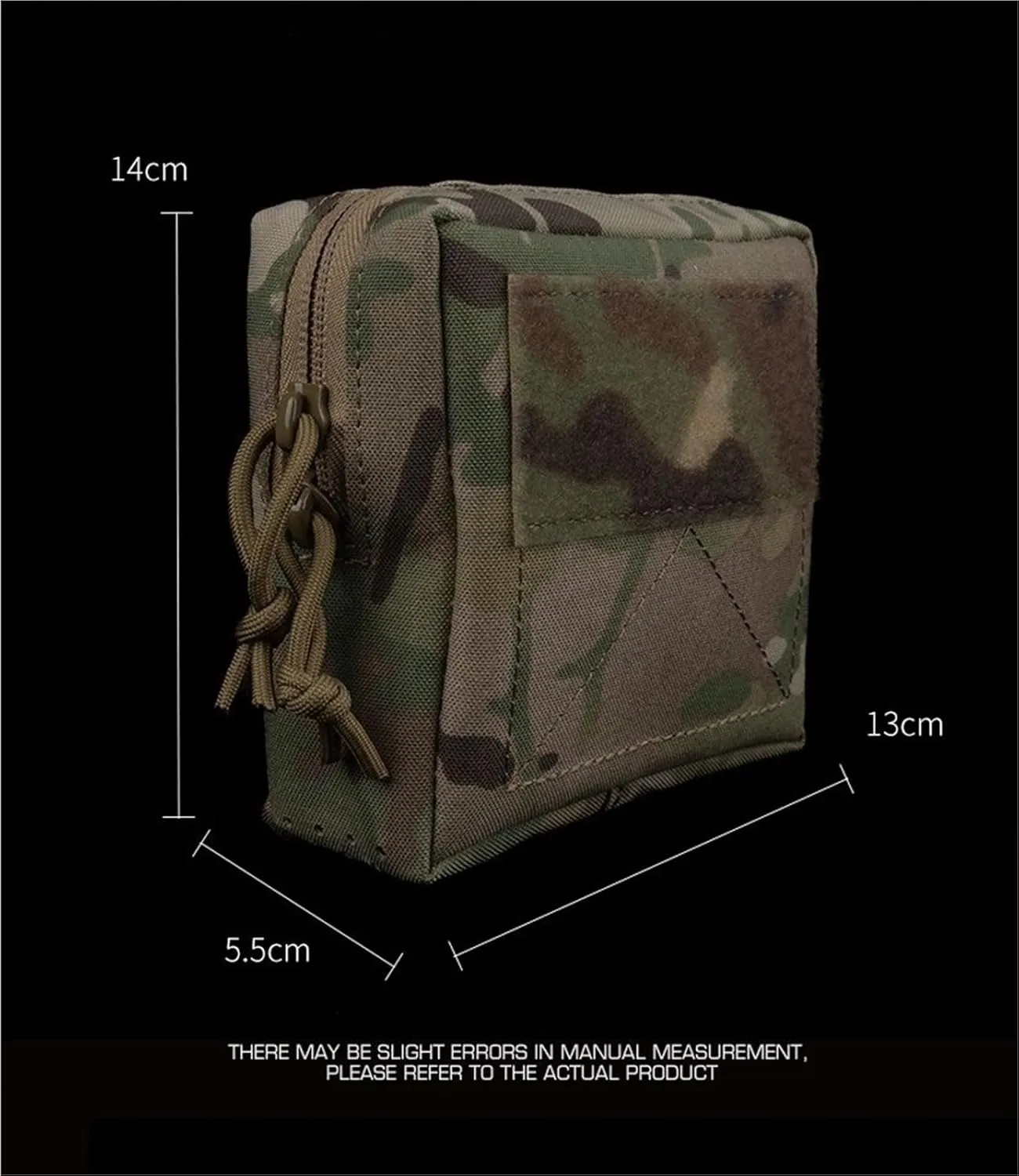 Tactical EDC Molle GP Pouch Waist Pack Camping Hunting Cartridge Bag Cycling Clutter Storage Bag