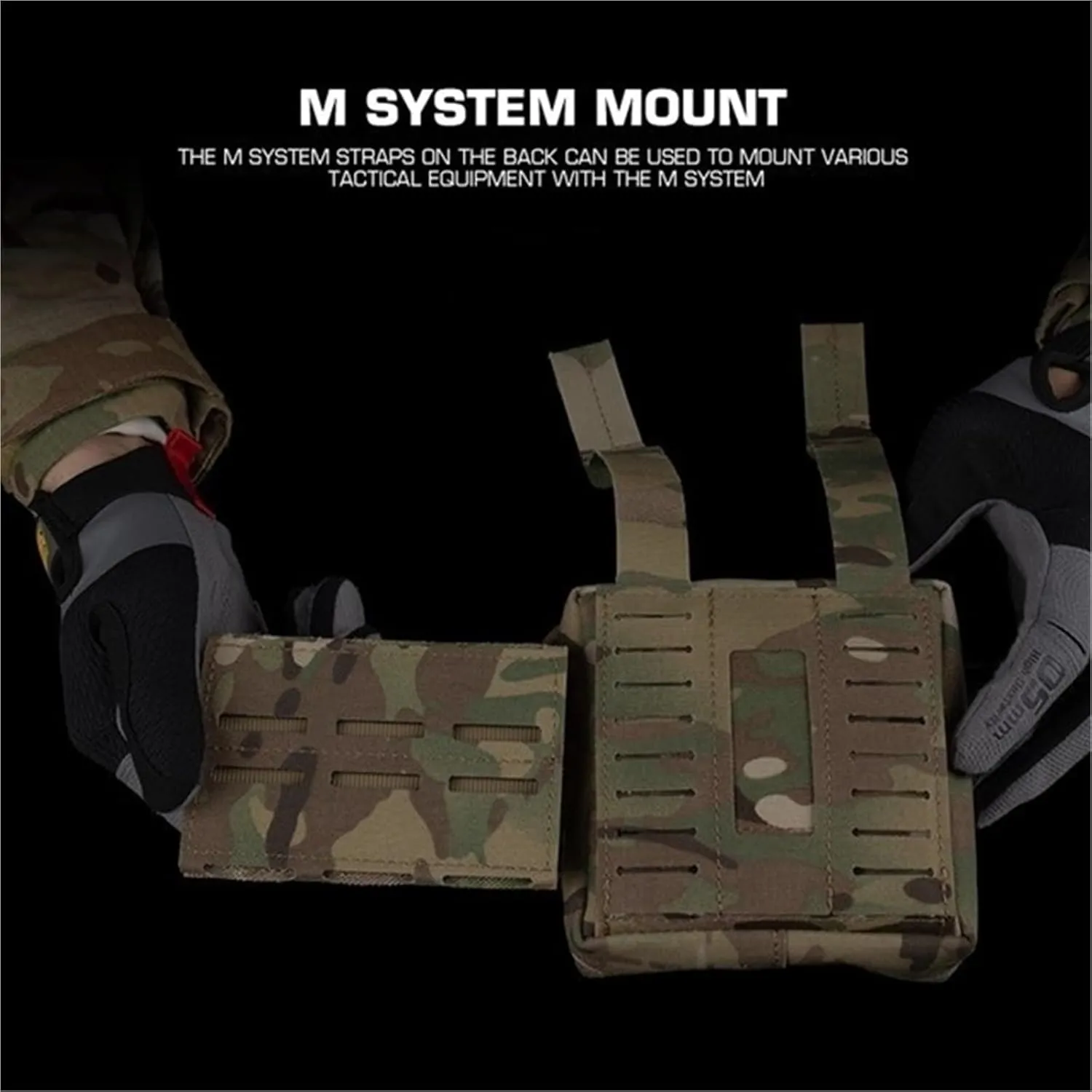 Tactical EDC Molle GP Pouch Waist Pack Camping Hunting Cartridge Bag Cycling Clutter Storage Bag